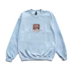 *BONESHAKER MTB×BLUE LUG* gearhead sweat (baby blue)