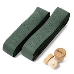 *BROOKS* leather bartape (olive green)