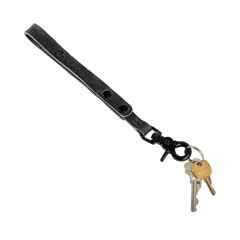 *CADENCE* leather lanyard (black)