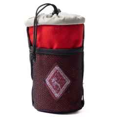 *ATMOSPHERE MOUNTAIN WORKS* bike bottle bag (red/purple)