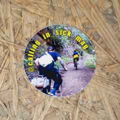 *CALLING IN SICK* purisma sticker