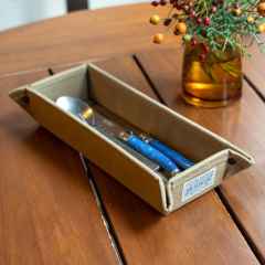 *BLUE LUG* stacking tray (wax beige)