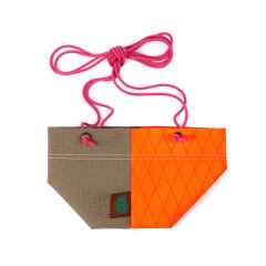 *BLUE LUG* hanging planter cover (M/beige/x-pac orange)