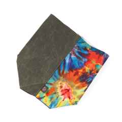 *BLUE LUG* planter cover (M/wax brown/tie dye)