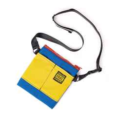 *TAXI BAGS* pouch with strap (S/yellow/blue)