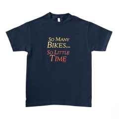 *BLUE LUG* so many bikes so little time t-shirt (navy)