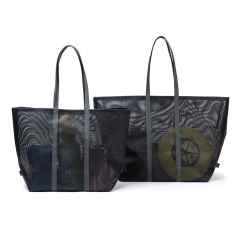 BLUE LUG* max tote (pvc mesh black) - BLUE LUG GLOBAL ONLINE