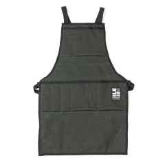 *ILE* x-back work apron (waxed dark green)