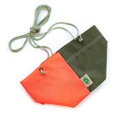*BLUE LUG* hanging planter cover (L/coral orange/x-pac olive)