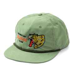*CRUST BIKES* casa verde bullshit snap back cap (sage)