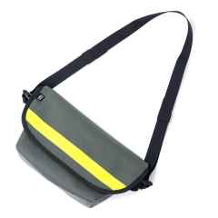 *BLUE LUG* hip messenger (grey/yellow reflector)