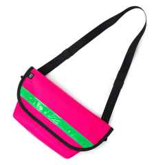 *BLUE LUG* hip messenger (x-pac pink/green reflector)