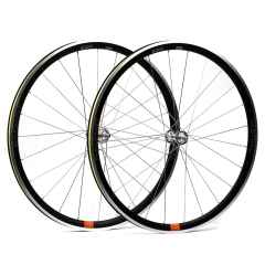 *ASTRAL CYCLING×GRAN COMPE* radiant rim brake wheel set (black/silver/24H)
