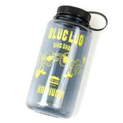 *BLUE LUG* kamiuma nalgene bottle (black clear)