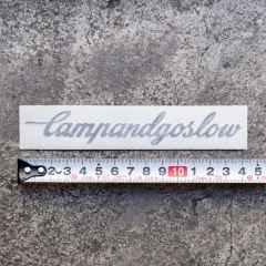 *CAMP AND GO SLOW* die cut sticker 5inch (black)