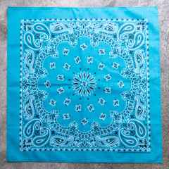 *BL SELECT* bandana (paisley/turquoise)