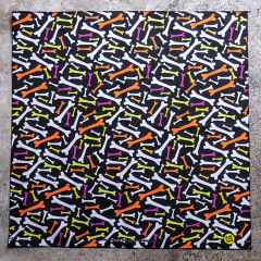*BL SELECT* bandana (bones/neon)