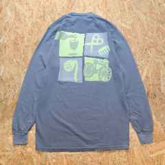 *BLUE LUG* life long sleeve t-shirt (blue)
