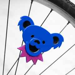 *BL SELECT* dead bear spoke reflector (blue)