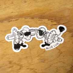*BLUE LUG* hub fight sticker