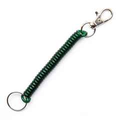 *SUPER COIL* clip on key coil (deep green)