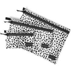*BLUE LUG* dry pouch (dalmatian/black) 