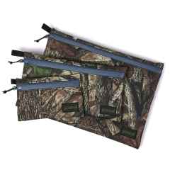 *BLUE LUG* dry pouch (tree camo/slate blue) 