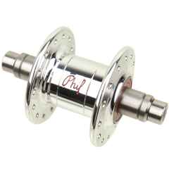 *PHILWOOD* narrow flange hub front (silver/28h)