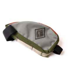 *ATMOSPHERE MOUNTAIN WORKS* top tube whale bag (gray/brown)