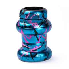 *CRUST BIKES* threaded 24 palms headset (splash)