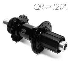 *FAIRWEATHER* all road hub rear (black)