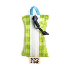 *BLUE LUG* FRIDAY kozeni pouch (dyneema gingham lime)