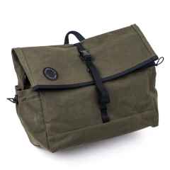*FAIRWEATHER* brompton bag (wax dark olive)