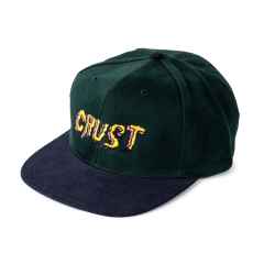 *CRUST BIKES* crust embroidered hat (navy/green)