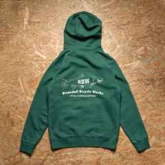 *RIVENDELL* fish hoodie (dark green)