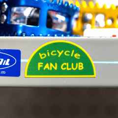 *RIVENDELL* bicycle fan club sparkly reflective sticker