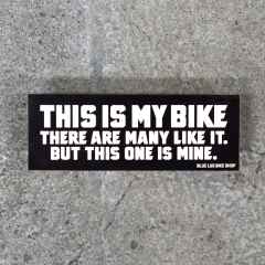 *BLUE LUG* tube sticker (this is my bike)