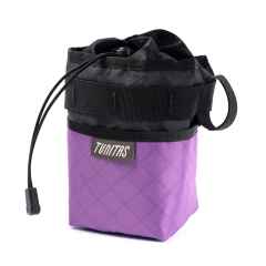 *TUNITAS CREATIVE* stowaway stem bag (charcoal/lilac)