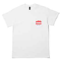 *BLUE LUG* house pocket t-shirt (white)