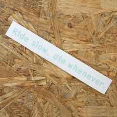 *STRIDSLAND* rsdw sticker (turquoise)