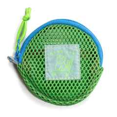 *BLUE LUG* coin pouch (mesh green)　