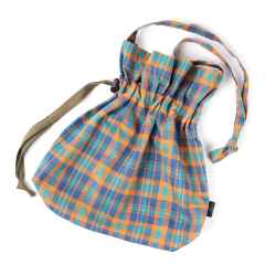 *BLUE LUG* horse feed bag (orange check)
