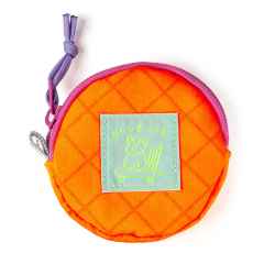 *BLUE LUG* coin pouch (ecopak orange/pink)