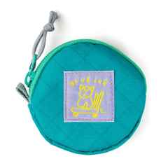*BLUE LUG* coin pouch (ecopak teal/green)