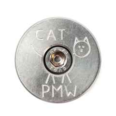 *PARAGON MACHINE WORKS* aluminum top cap (silver)