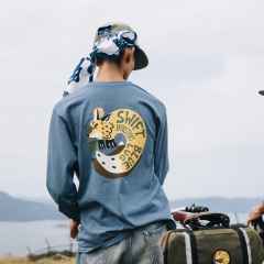*SWIFT INDUSTRIES×BLUE LUG* caldera collection long sleeve t-shirt (slate blue)