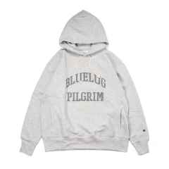*CHAMPION* PILGRIM×BLUE LUG reverse weave hoodie (grey)