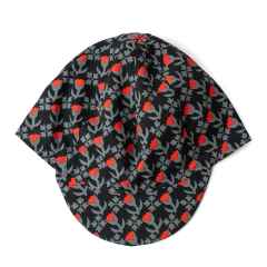 *RON'S BIKES* laron's tulips and holly cap (black)