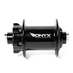 *ONYX* mtb iso front hub (aura black)