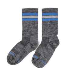 *BLUE LUG×SOCKGUY*  line wool socks (gray purple)